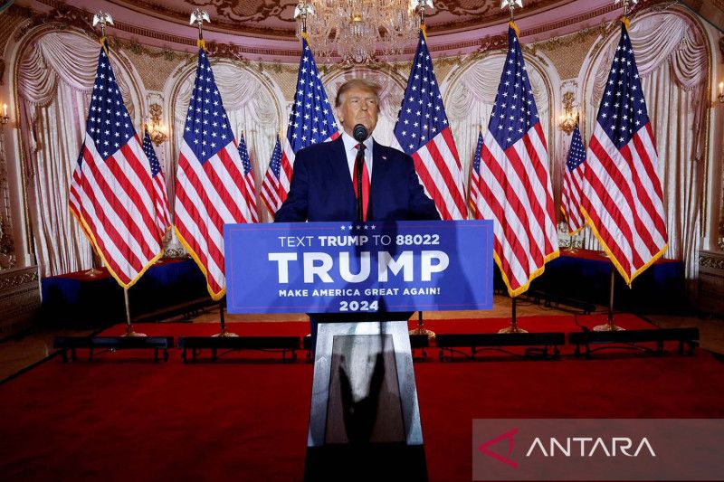 Donald Trump Umumkan Siap Maju Pilpres AS 2024 - ANTARA News