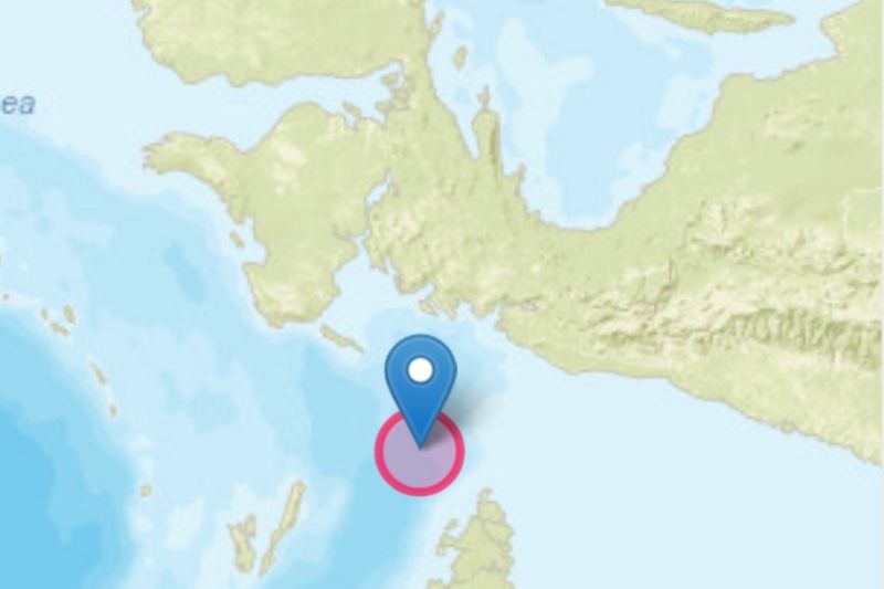 Gempa magnitudo 5 guncang wilayah Kepulauan Aru Maluku