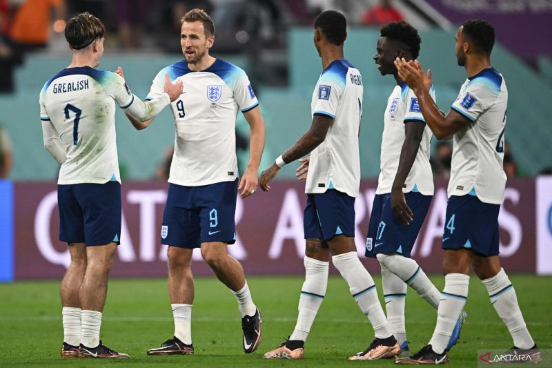 Inggris mulai Piala Dunia 2022 dengan pesta gol 6-2 atas Iran