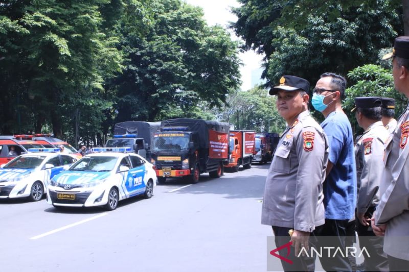 Polda Metro Jaya berangkatkan relawan untuk bantu korban gempa Cianjur