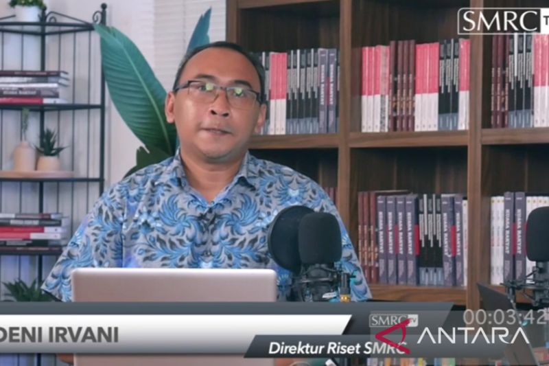 SMRC: Ganjar teratas, Prabowo dan Anies bersaing ketat