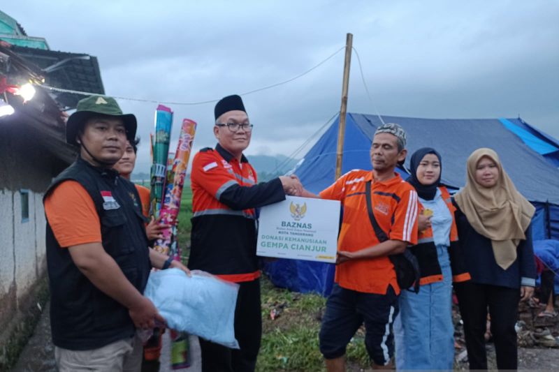 Baznas Kota Tangrang membuka bantuan dana untuk korban gempa Sianjur