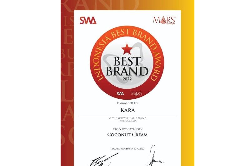 KARA kembali raih Indonesia Best Brand Award 2022