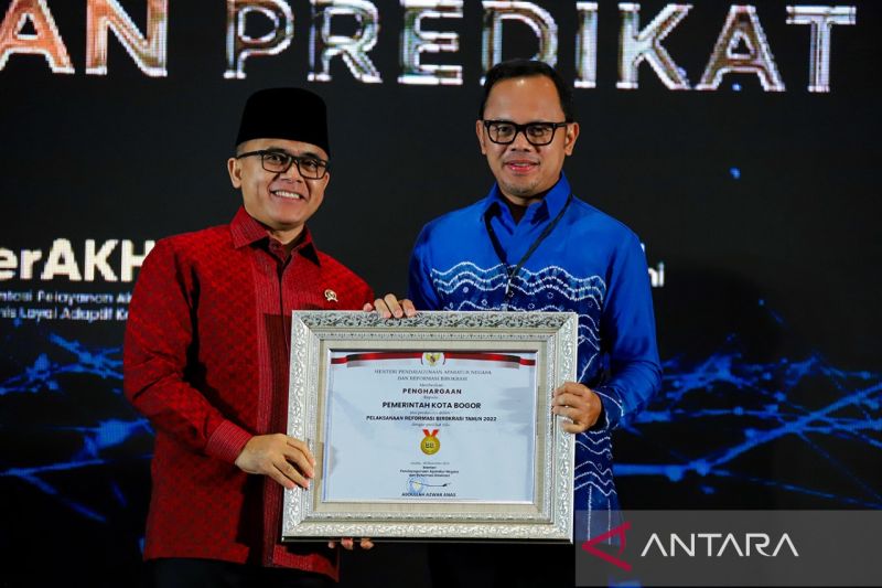 Pemkot Bogor raih penghargaan reformasi birokrasi dari Kemenpan RB