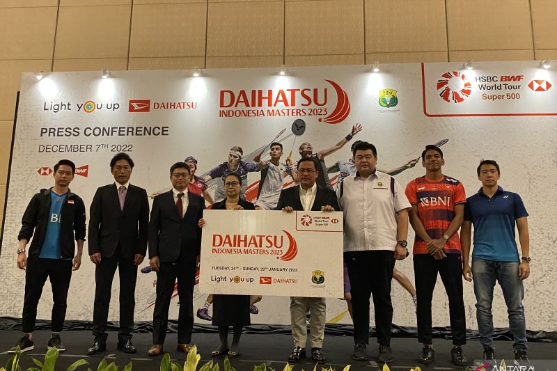 Indonesia Masters 2023 kembali ke jadwal normal digelar pada Januari