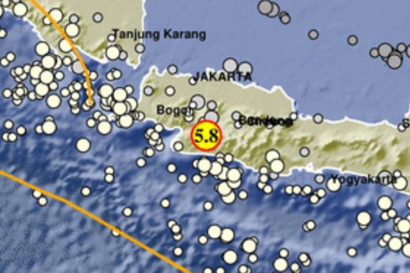 Gempa di Sukabumi akibat patahan batuan dalam Lempeng Indo-Australia