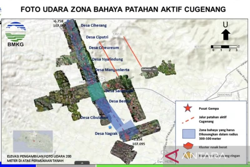 BMKG: Patahan gempa Cianjur merupakan patahan baru