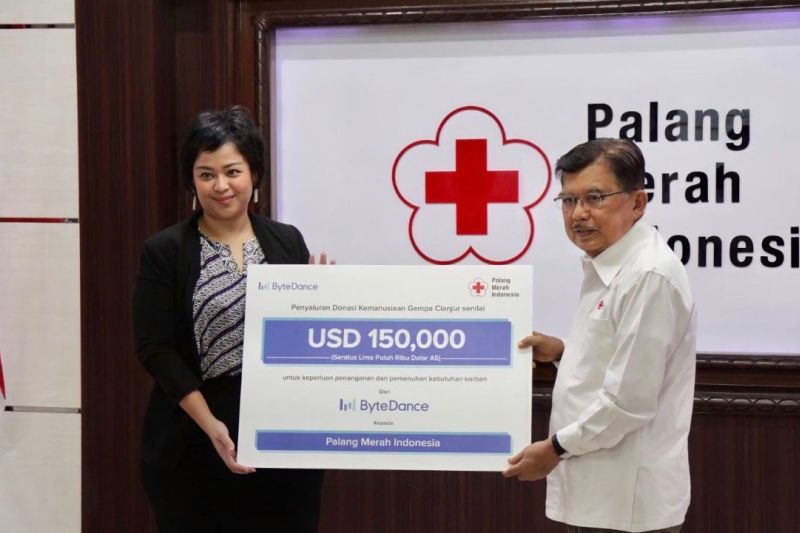 ByteDance serahkan donasi untuk korban gempa Cianjur