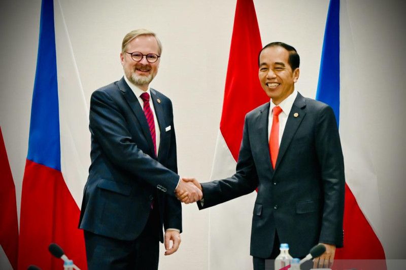 Presiden Jokowi lakukan pertemuan bilateral dengan PM Ceko Petr Fiala