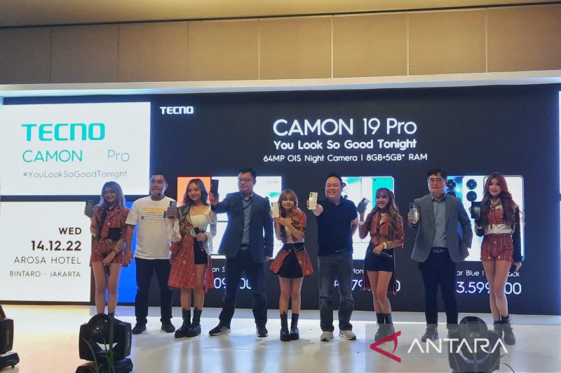 Tecno luncurkan Camon 19 Pro, harga mulai Rp3 jutaan
