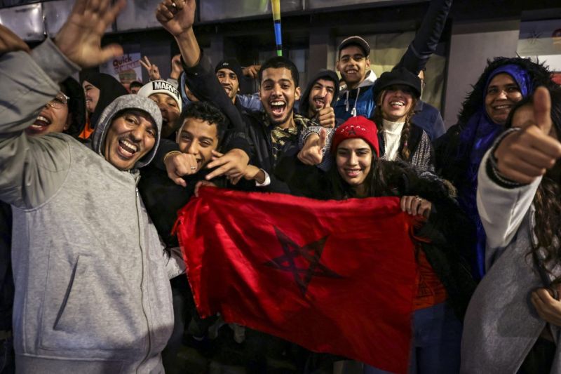 Maroko menyambut juara mereka meski final Piala Dunia adalah mimpi