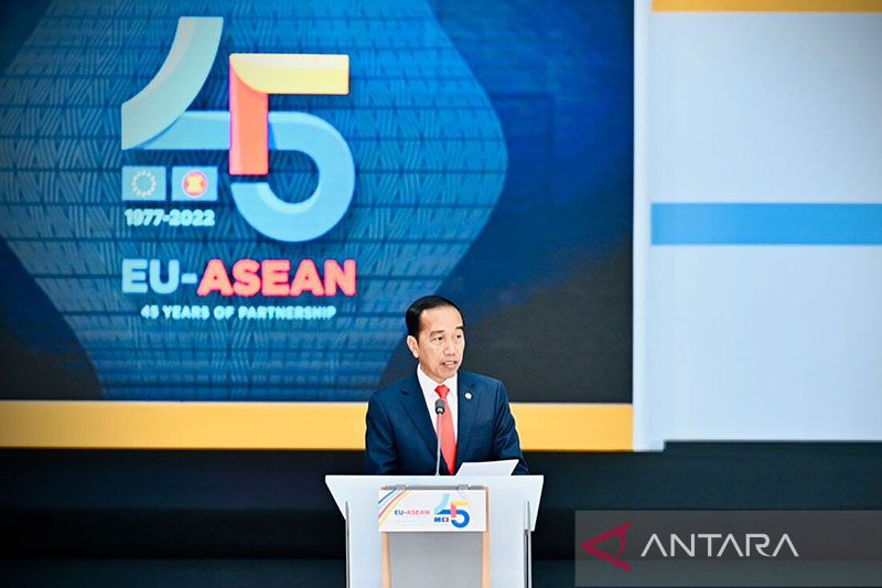 Jokowi: ASEAN-EU harus berkontribusi pada pemulihan ekonomi inklusif