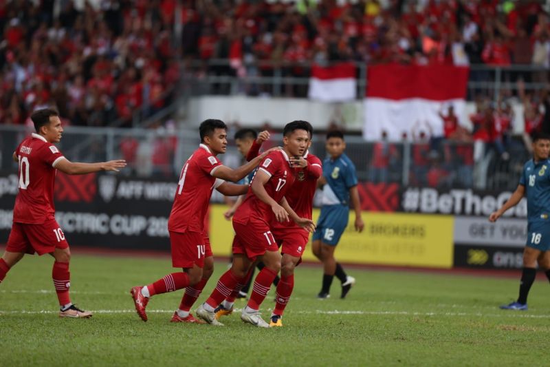 Indonesia memuncaki Grup A Piala AFF 2022 setelah mengalahkan Brunei 7-0