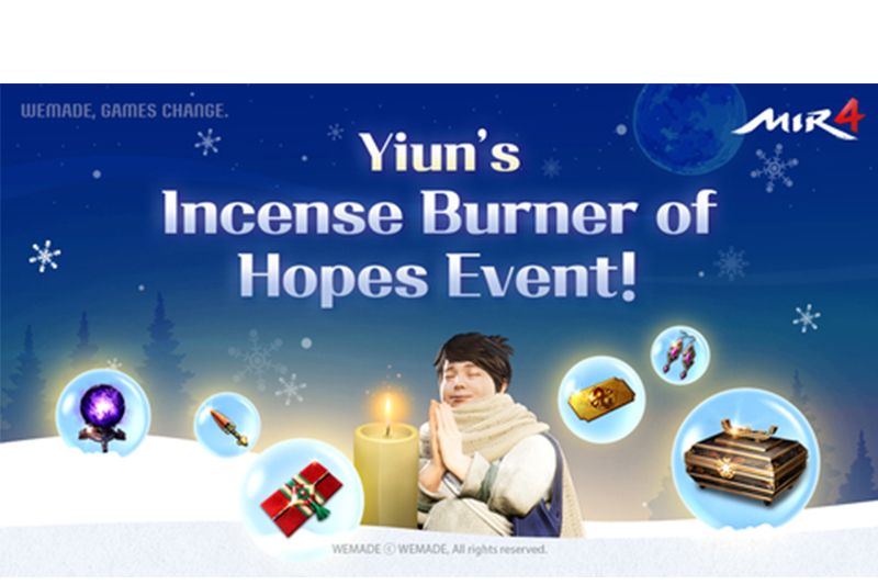 Wemade Hold Yiun MIR4 Hope Incense Burner untuk Tahun Baru