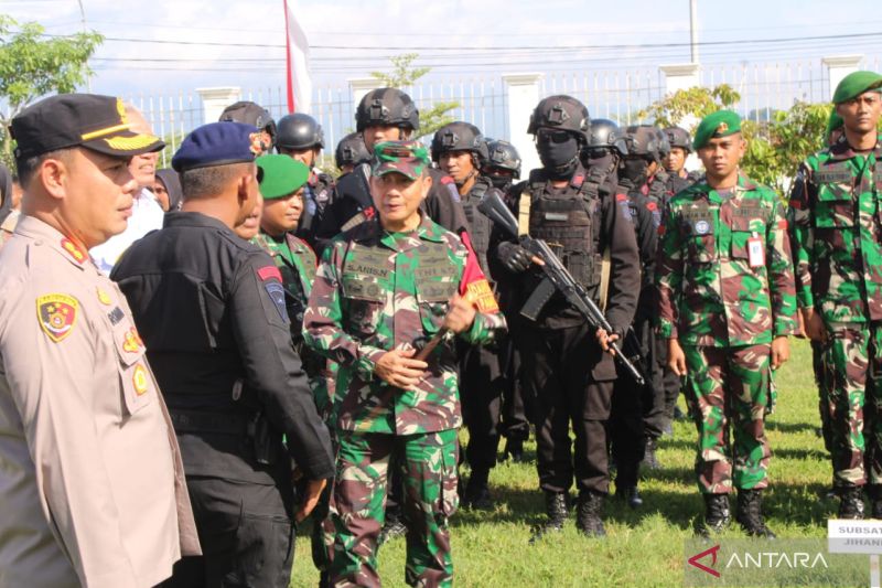 4.173 personel gabungan amankan kunjungan Jokowi di Sumbawa