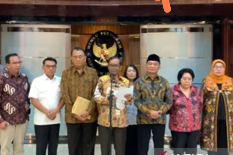 Mahfud terima rekomendasi pelanggaran HAM berat dari tim PPHAM