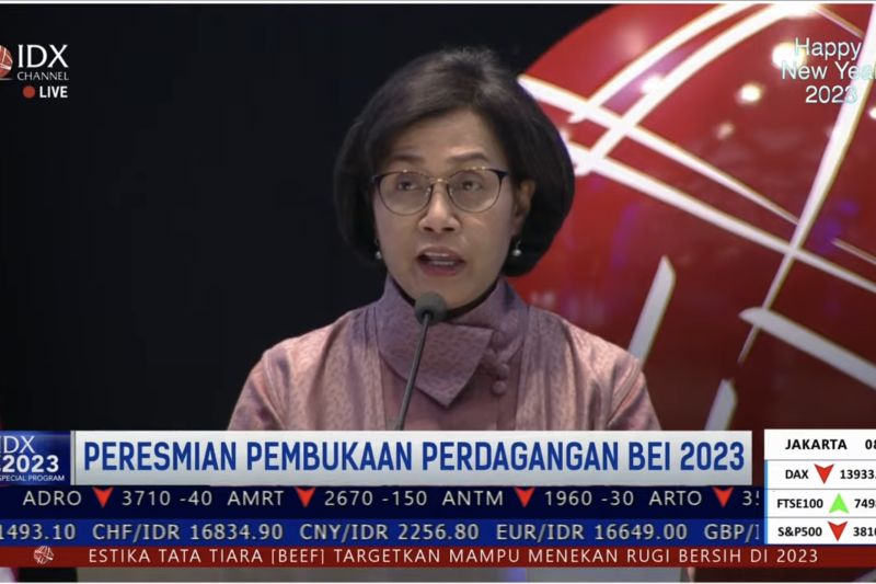 Sri Mulyani: Kinerja pasar modal RI bekal bagus memasuki 2023