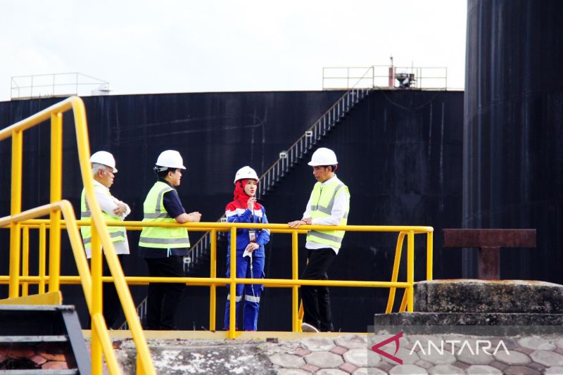 FOTO - Jokowi kunjungi Blok Rokan di Dumai