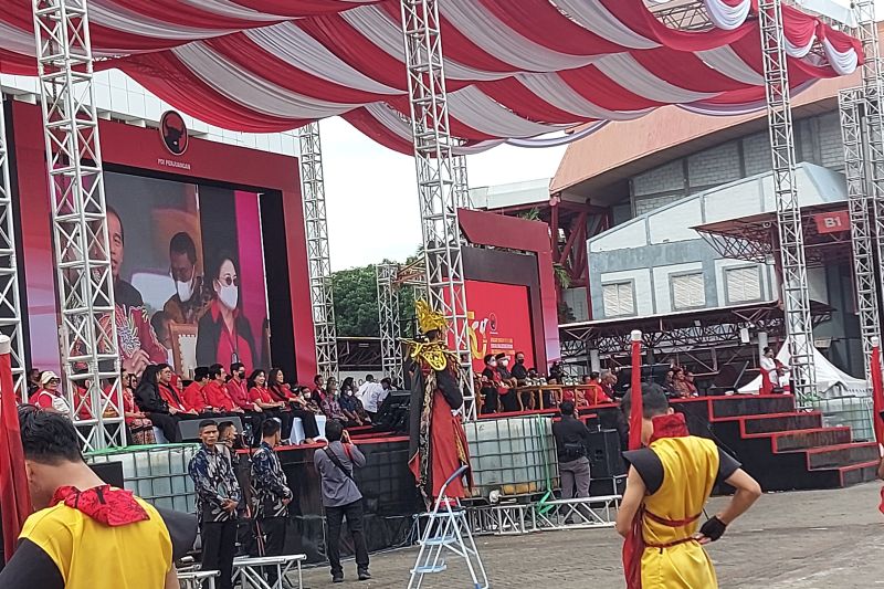 Presiden dan Wapres buka acara HUT ke-50 PDI Perjuangan