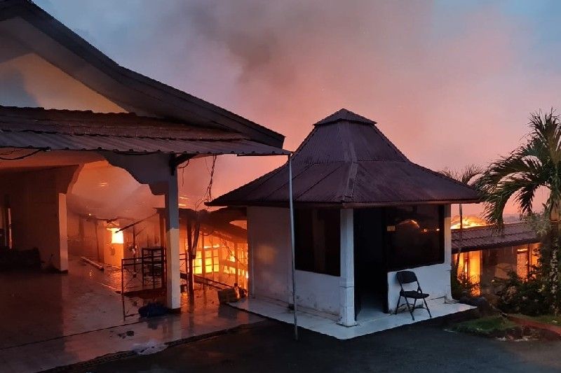 Kebakaran rumah dinas Kapolda Papua diduga akibat arus pendek