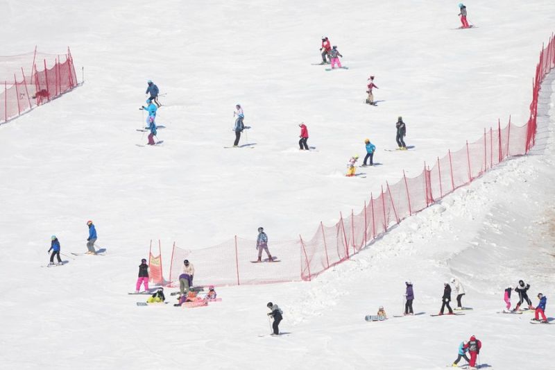 Olahraga musim dingin semarakkan Tembok Besar China
