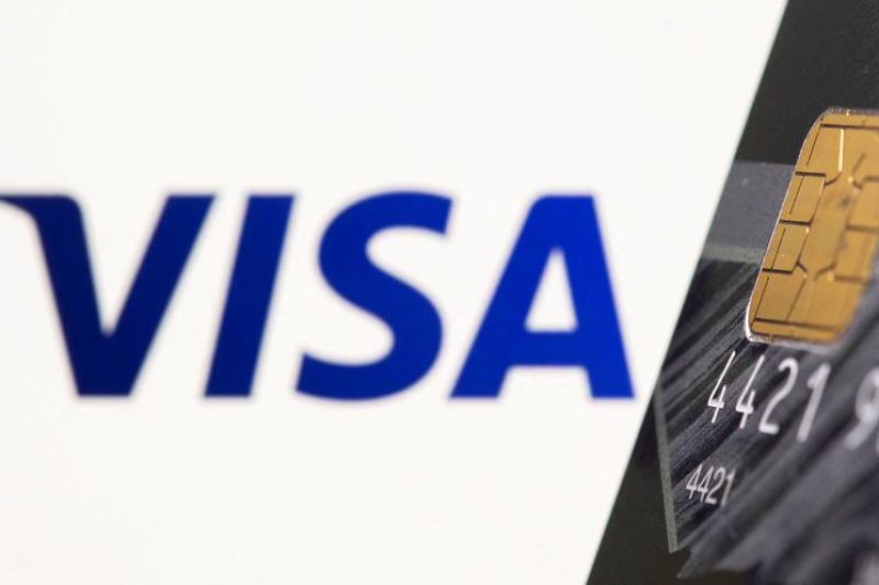 Pertumbuhan pendapatan Visa melambat, ekonomi sulit tekan pengeluaran
