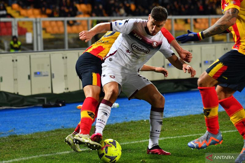 Salernitana mengakhiri paceklik kemenangan setelah mengalahkan Lecce 2-1