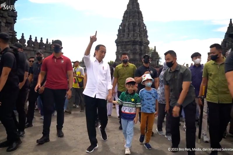 Presiden promosi wisata edukasi Candi Prambanan