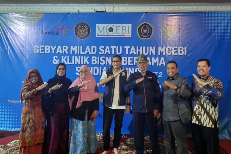 MCEBI - Kemenparekraf kerja sama pelatihan cetak wirausaha parekraf