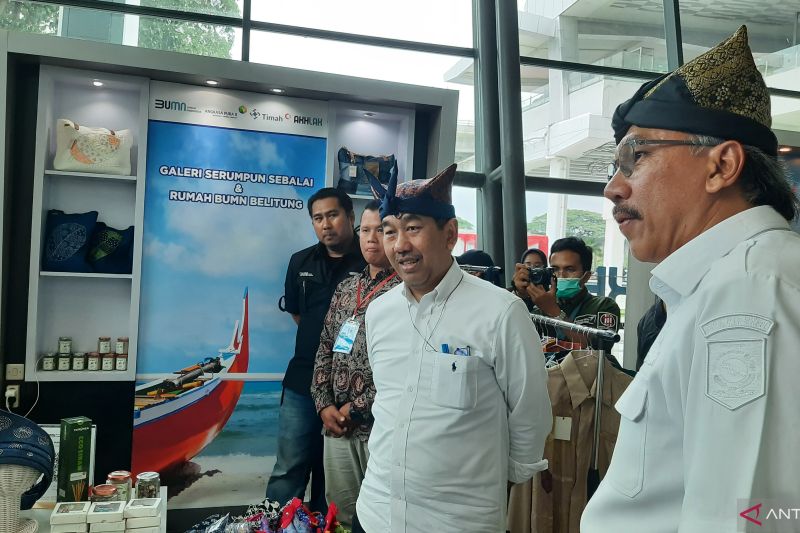 AP II pamerkan produk UMKM Babel di Terminal 3 Bandara Soekarno-Hatta