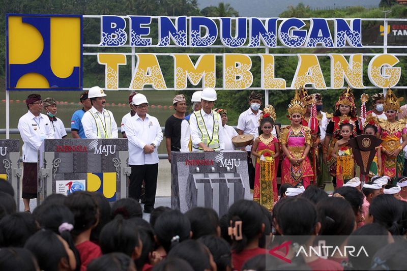 Presiden resmikan Bendungan Tamblang di Buleleng