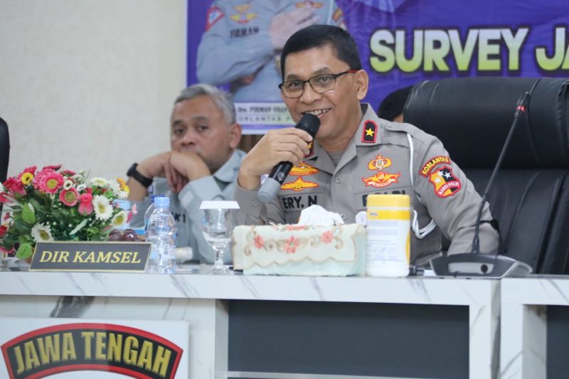 Korlantas polri survei jalur pantura Jawa jelang operasi ketupat