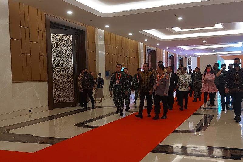 Presiden Jokowi hadiri rapim TNI-Polri 2023