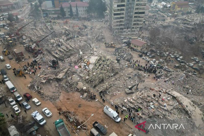 Lebih dari 20.665 korban tewas akibat gempa bumi di Turki