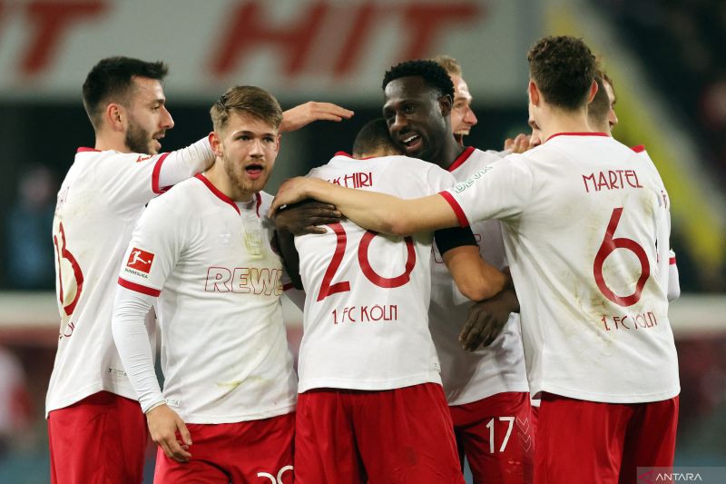 Koln taklukkan Frankfurt 3-0 untuk akhiri catatan bagus sang lawan