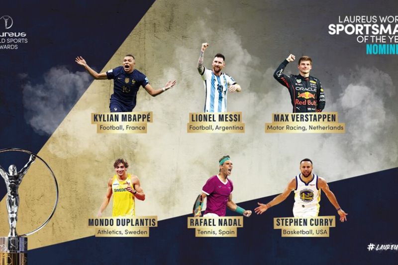 Messi, Mbappe, Verstappen perebutkan gelar Sportsman di Laureus Awards