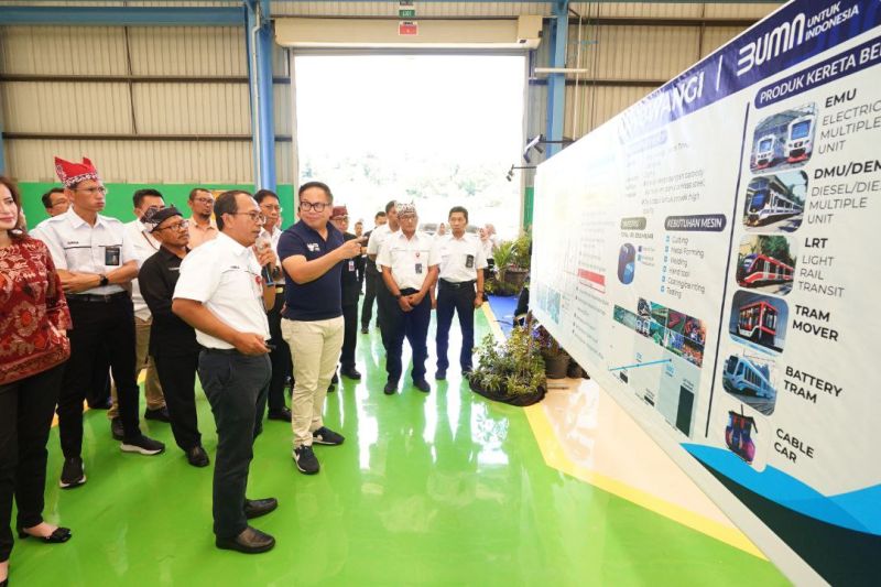 Pabrik kereta Steadler INKA di Banyuwangi mulai beroperasi