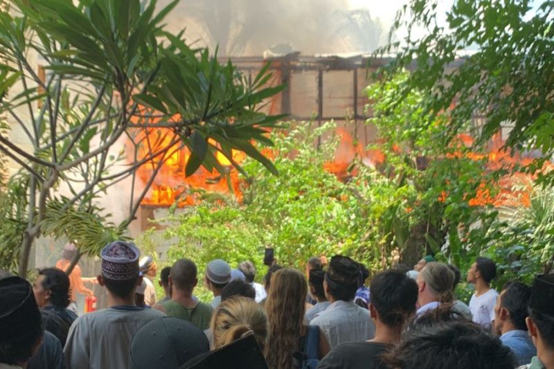 Kebakaran hanguskan kamar kos di Gili Trawangan Lombok