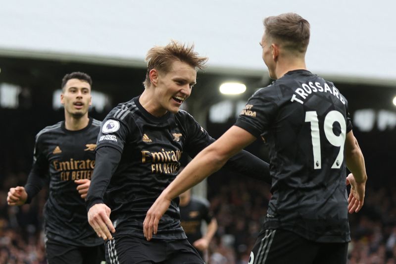 Menang 3-0 lawan Fulham, Arsenal unggul lima poin dari Manchester City