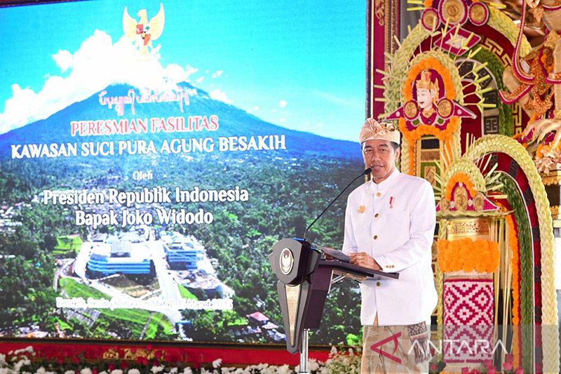 Presiden tegaskan penataan Pura Besakih demi hindari kesemrawutan