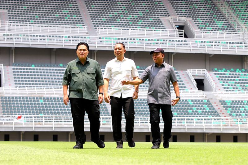 Erick Thohir minta fasilitas Stadion GBT Surabaya dimaksimalkan