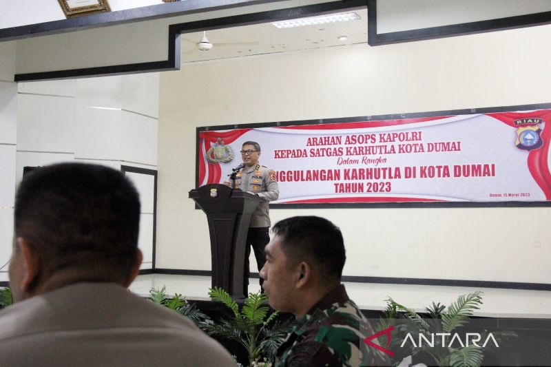 Asisten Operasi Kapolri pantau penanganan Karhutla di Dumai