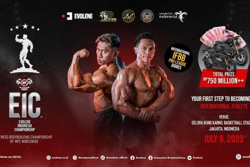 NPC IFBB Pro League pertama akan diadakan di Indonesia