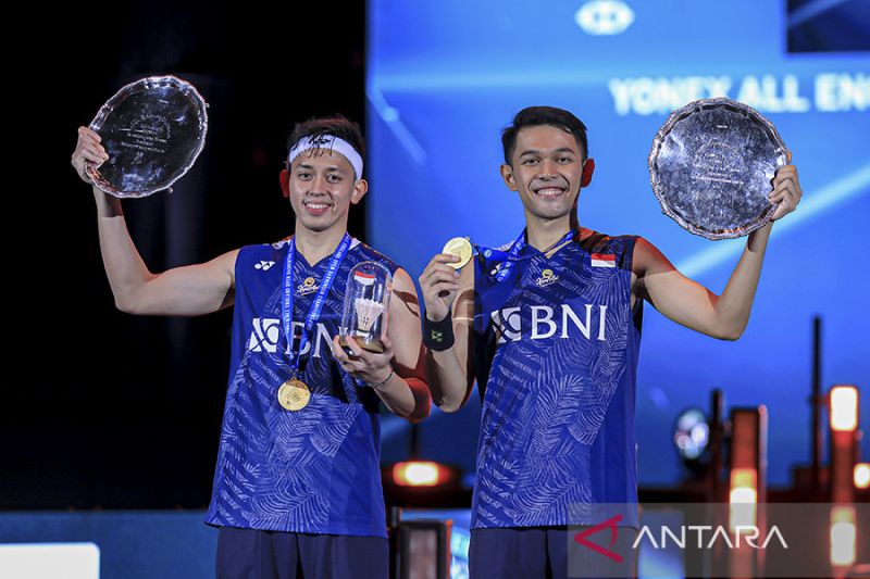 Fajar/Rian juara All England 2023