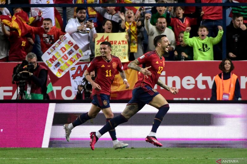 Dua gol Joselu membantu Spanyol menang 3-0 atas Norwegia