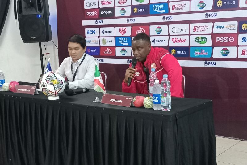 Pelatih Burundi akui kekalahannya karena Indonesia bermain lebih bagus