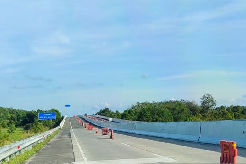 Kondisi Jalan tol ruas Sumsel-Lampung jelang arus mudik