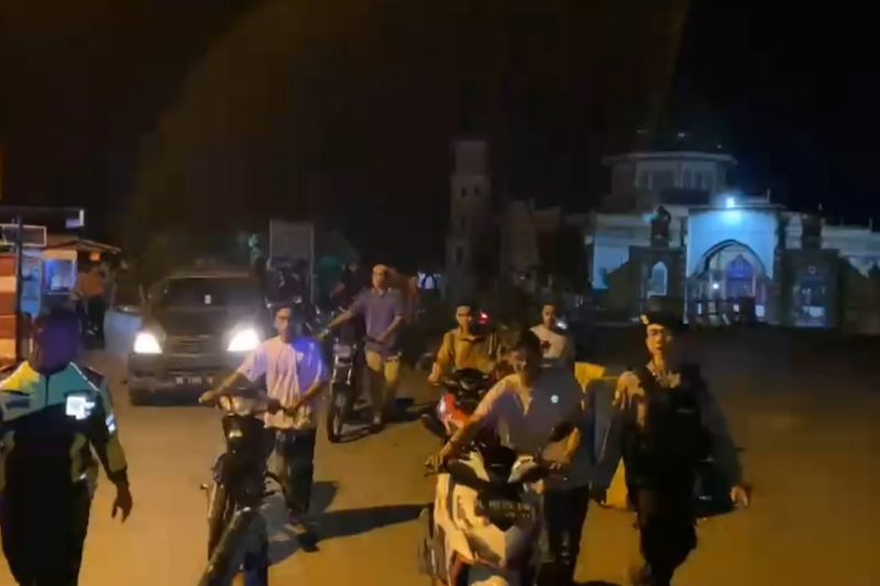 Aksi balap liar, puluhan motor diamankan Polres Aceh Utara