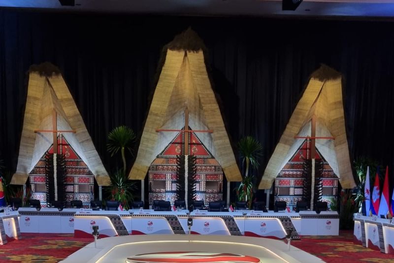 Nuansa Toraja jadi tema utama ruangan pertemuan tingkat ASEAN