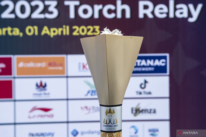 Torch relay Sea Games 2023 Kamboja